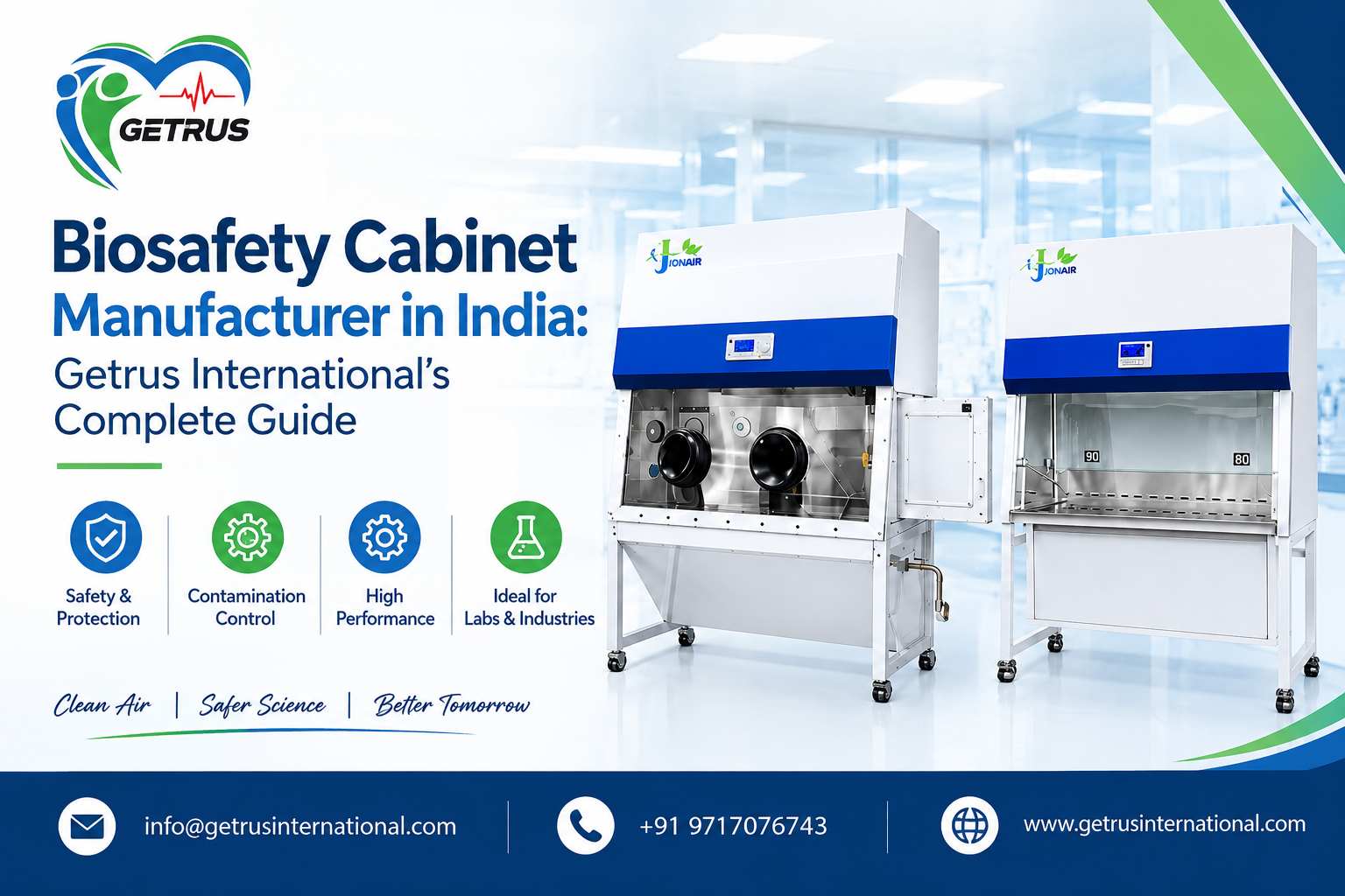 Biosafety Cabinet Manufacturer in India